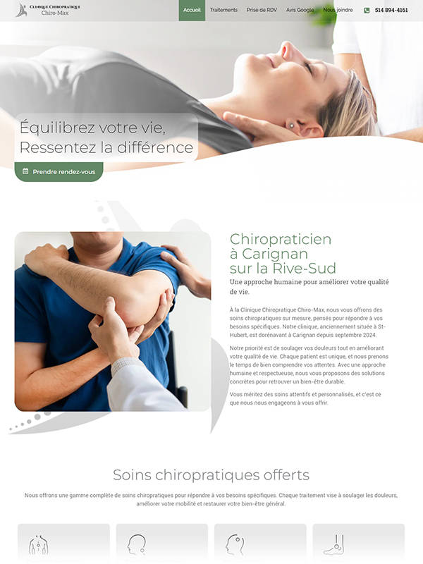 Clinique chiropratique Chiro-Max.